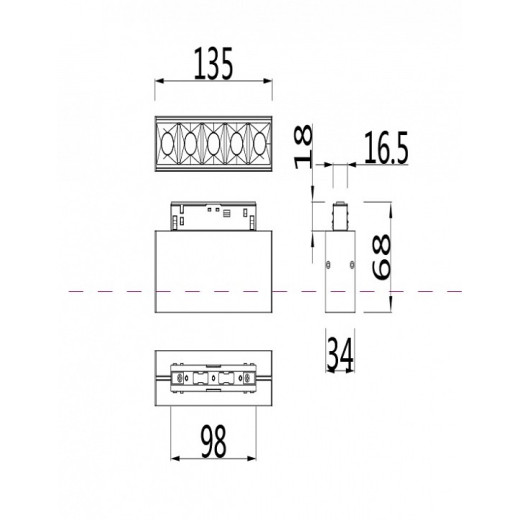 Накладной светильник Maytoni Points TR014-2-10W4K-W