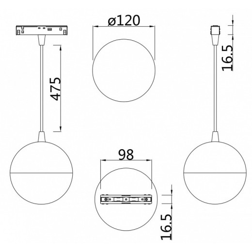 Подвесной светильник Maytoni Kiat TR018-2-10W3K-W