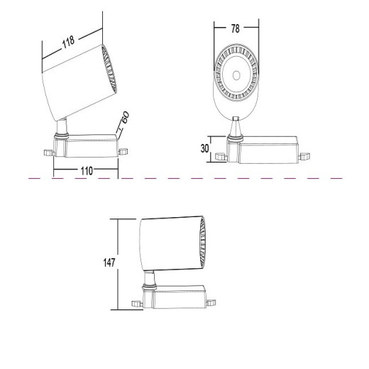 Светильник на штанге Maytoni Vuoro TR029-3-10W3K-W