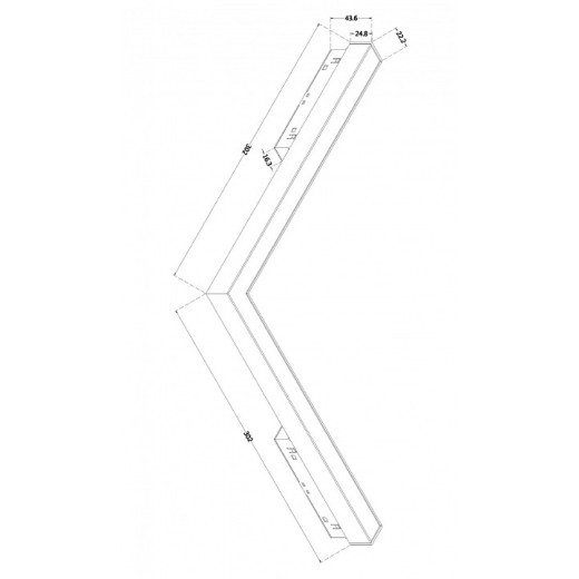 Встраиваемый светильник Maytoni Basis TR042-4-24W3K-WW-DS