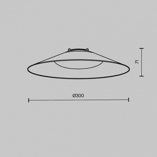 Подвесной светильник Maytoni Campana TR127B-12W4K-W