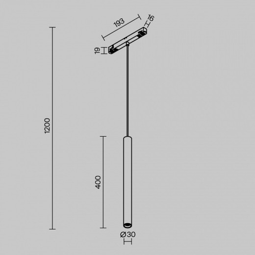 Подвесной светильник Maytoni Focus LED TR226-4-5WTW-M-DSZ-W