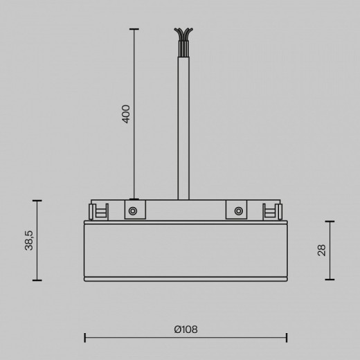 Блок питания Maytoni Power Supply Basity TRA172DR-100W-DS-B