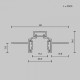 Трек встраиваемый Maytoni Busbar trunkings Exility TRXM034-422W