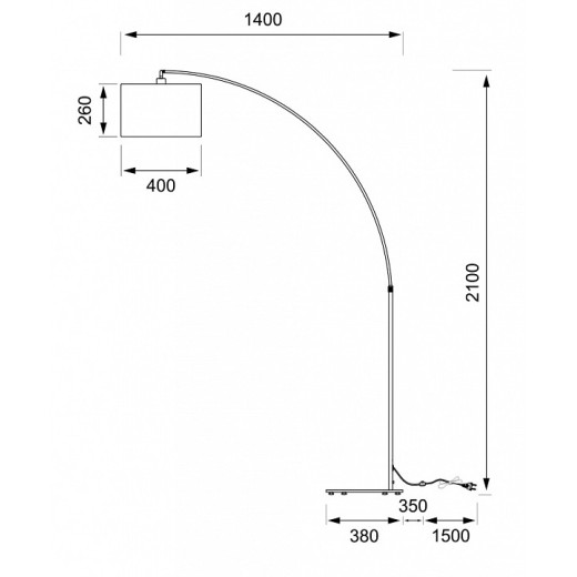 Торшер Maytoni Nevada Z328-FL-01-B