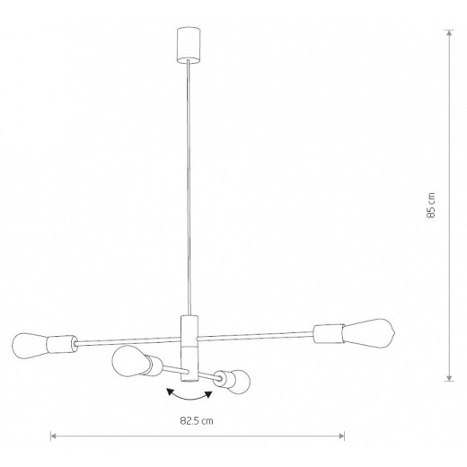 Подвесная люстра Nowodvorski Rotor 7935