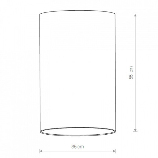 Плафон текстильный Nowodvorski Cameleon Barrel L V WH 8508