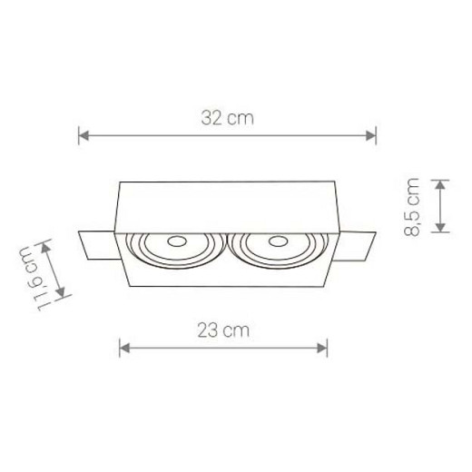 Встраиваемый светильник Nowodvorski Mod Plus 9407