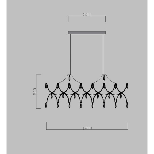 Подвесная люстра O-LUCE Taylor 1094911-1
