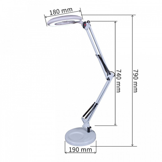 Настольная лампа офисная 02046-0.7-01 BK
