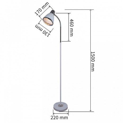 Торшер 03018-0.6-01 BK