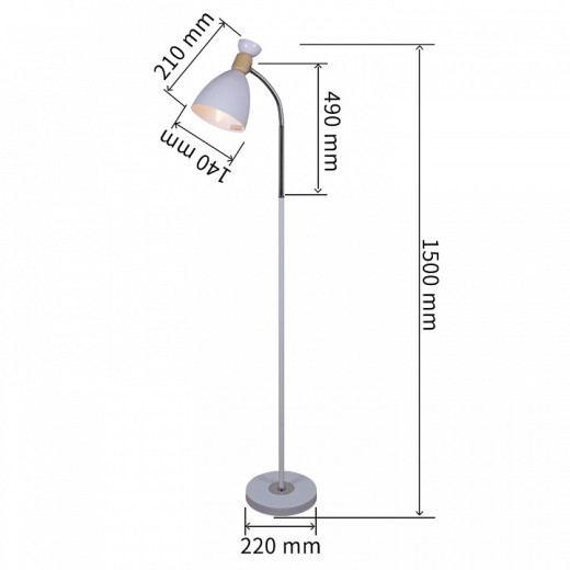 Торшер 03072-0.6-01 WH