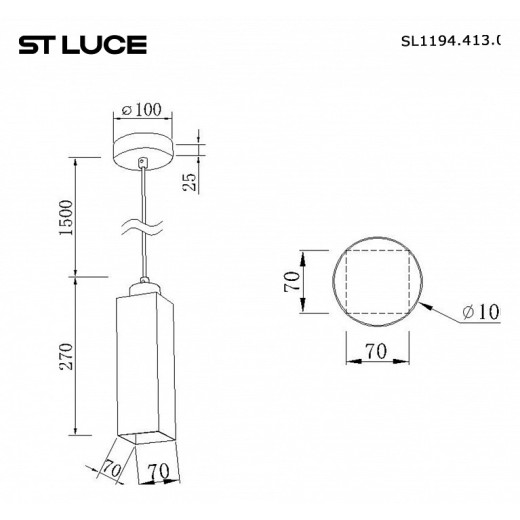 Подвесной светильник ST-Luce Earthy SL1194.413.01