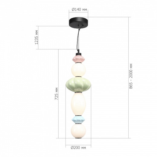 Подвесной светильник ST-Luce FLORENTINI SL6134.433.01