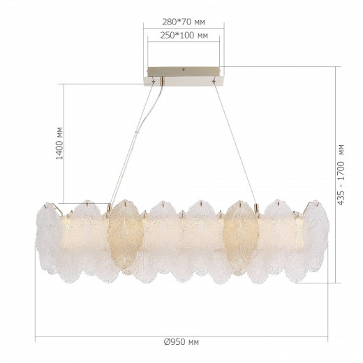 Подвесная люстра ST-Luce LIGHTSOME SL6135.233.01