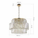 Подвесная люстра ST-Luce RITZ SL6138.303.12