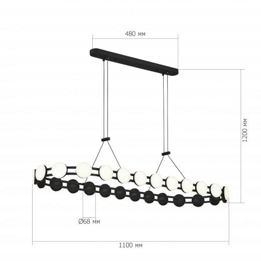 Подвесная люстра ST-Luce MONRO SL6610.403.26
