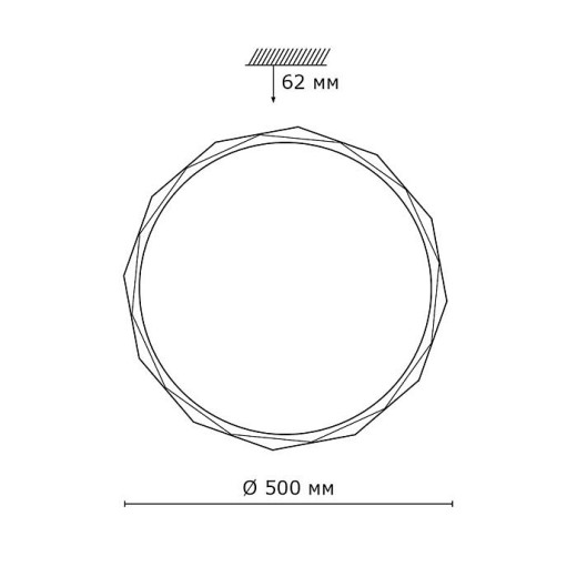 Накладной светильник Sonex Gino 2045/EL