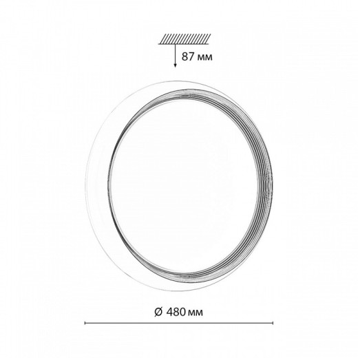 Накладной светильник Sonex Tofiq White 7650/EL