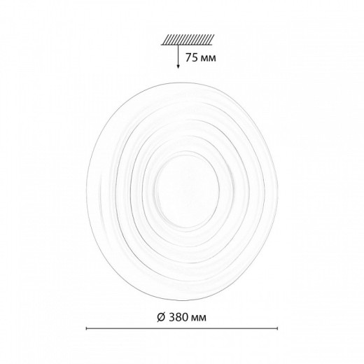 Накладной светильник Sonex Fass 7679/DL