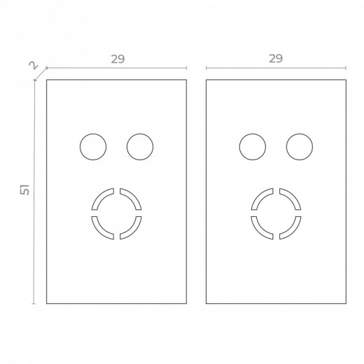 Заглушка для трека ST-Luce Skyflat ST068.409.13