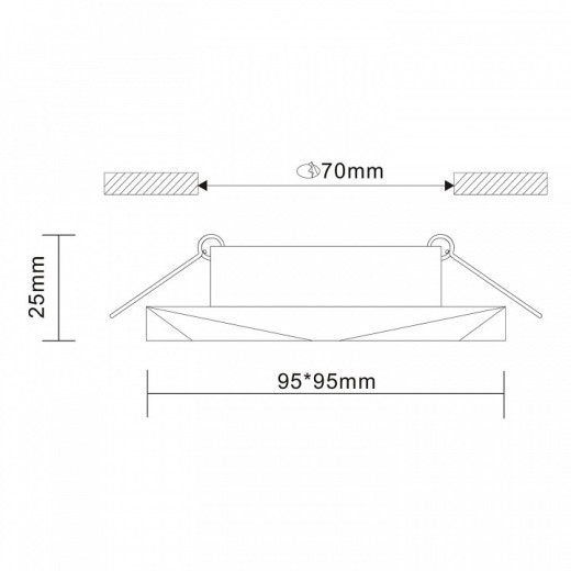 Встраиваемый светильник ST-Luce Ovasis ST203.508.01