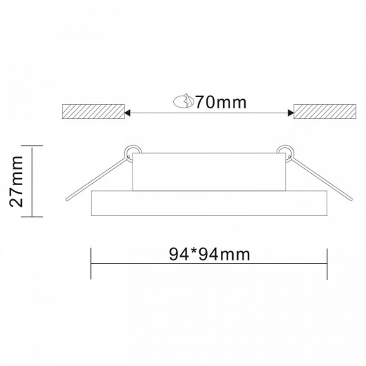 Встраиваемый светильник ST-Luce Gera ST205.418.01