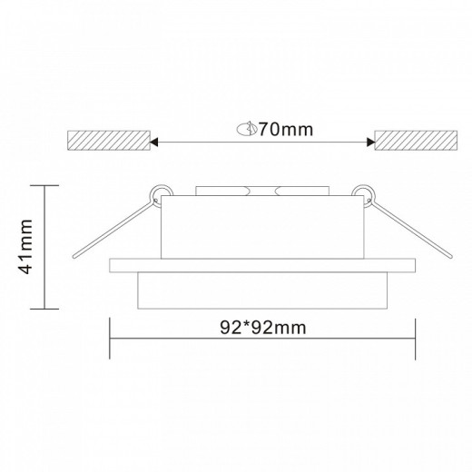 Встраиваемый светильник ST-Luce Chomia ST206.418.01