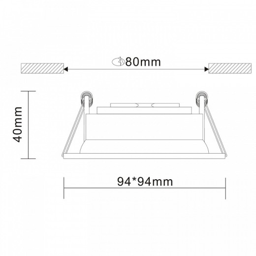 Встраиваемый светильник ST-Luce Misura ST208.418.01