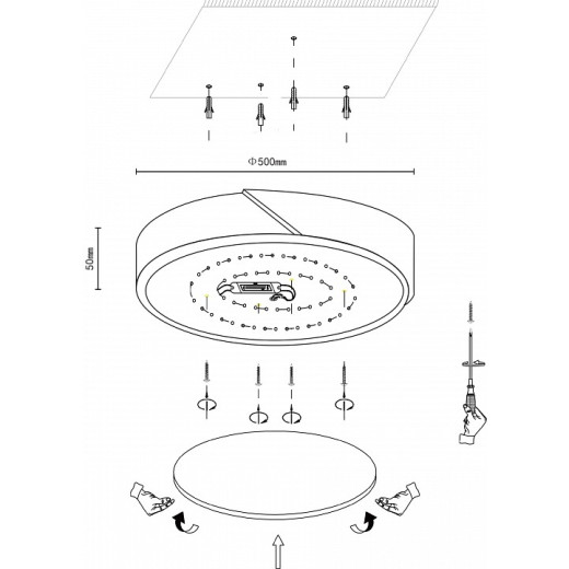 Накладной светильник Velante Velante 445-047-01