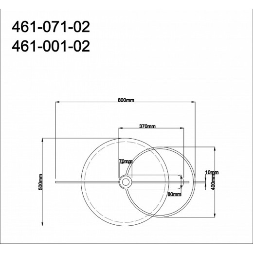Накладной светильник Velante 461 461-001-02