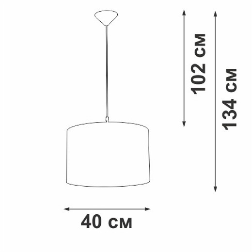 Подвесной светильник Vitaluce V2827 V2827-0/1S