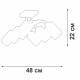 Люстра на штанге Vitaluce V2833 V2833-1/6PL