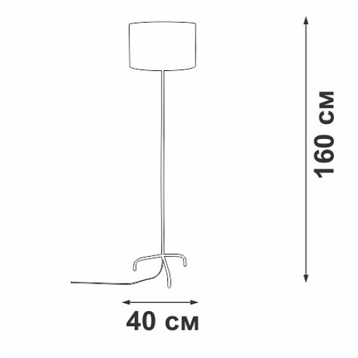 Торшер Vitaluce V2839 V2839-1/1P