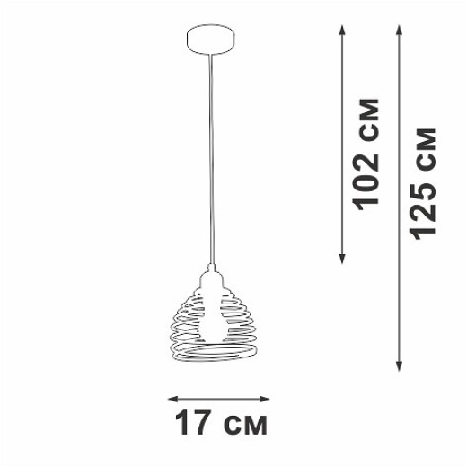 Подвесной светильник Vitaluce V2854 V2854-1/1S