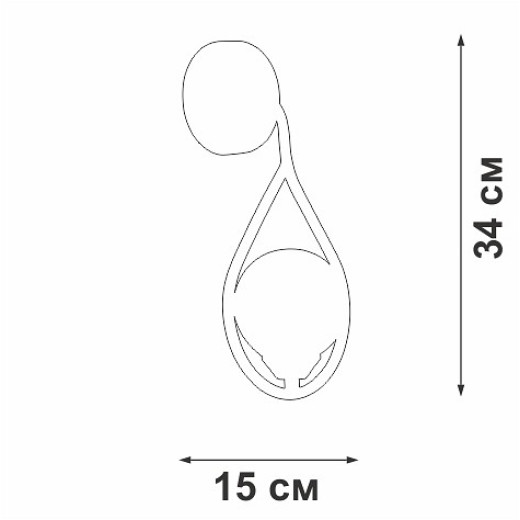 Бра Vitaluce V2889 V2889-1/1A