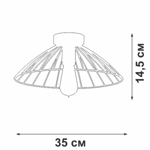 Накладной светильник Vitaluce V3036 V3036-1/1PL