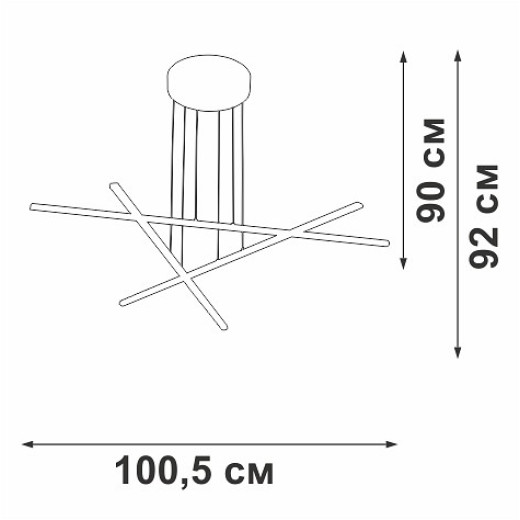 Подвесная люстра Vitaluce V3051 V3051-0/3S