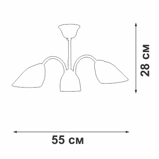 Люстра на штанге Vitaluce V3336 V3336-0/3PL