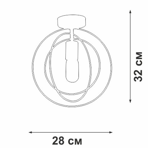 Светильник на штанге Vitaluce V3794 V3794-0/1PL