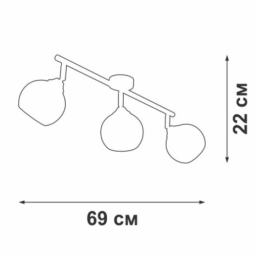 Спот Vitaluce V4313 V4313-0/3PL