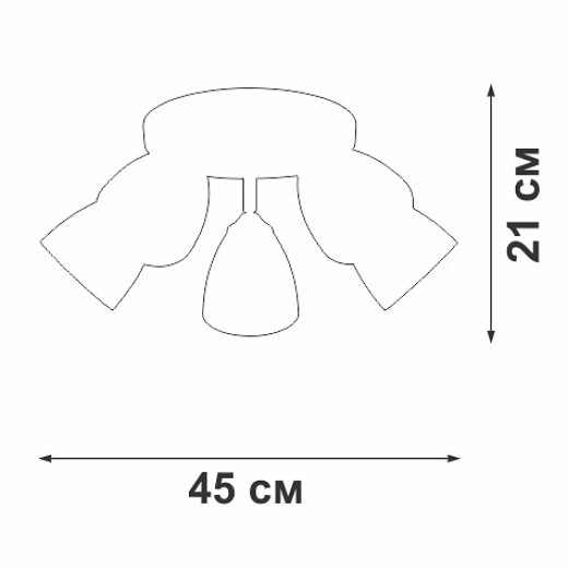 Потолочная люстра Vitaluce V4355 V4355-0/5PL
