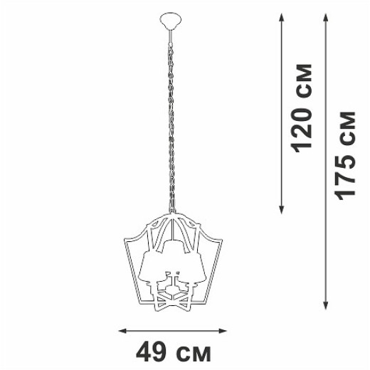 Подвесная люстра Vitaluce V4991 V4991-8/3