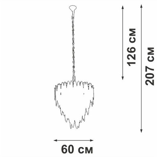 Подвесная люстра Vitaluce V5811 V5811-8/10