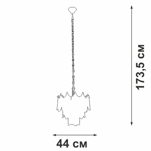Подвесная люстра Vitaluce V5813 V5813-8/5