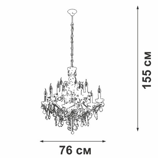 Подвесная люстра Vitaluce V5814 V5814-7/12