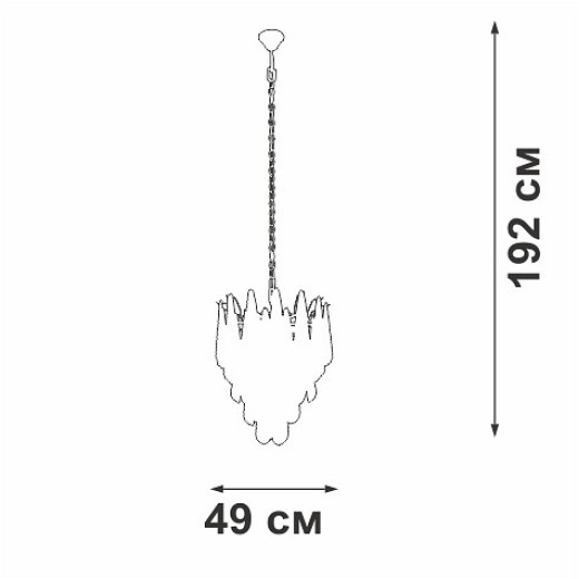 Подвесная люстра Vitaluce V5886 V5886-8/7