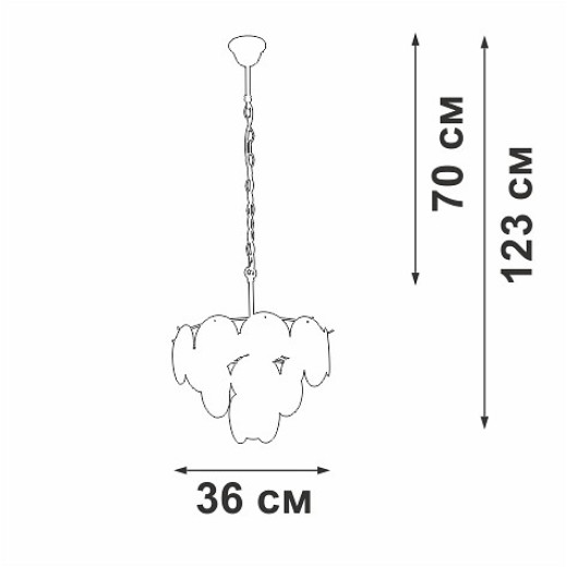 Подвесная люстра Vitaluce V5888 V5888-9/7