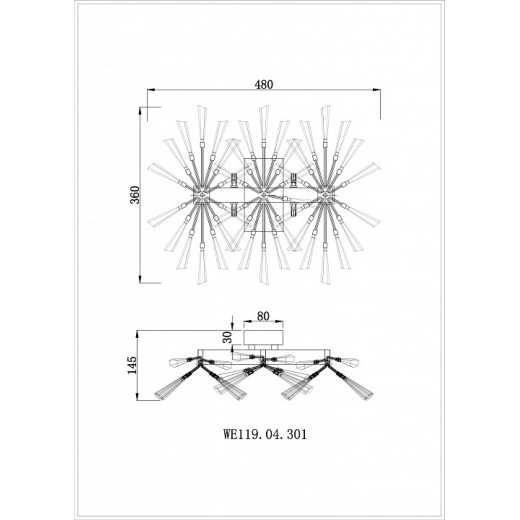 Бра Wertmark Floriane WE119.04.301