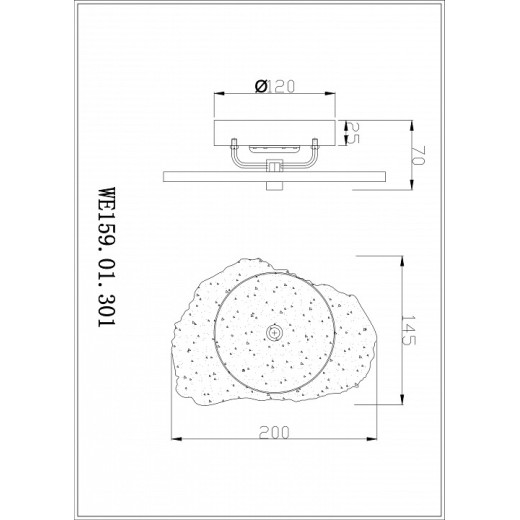 Бра Wertmark Nicola WE159.01.301